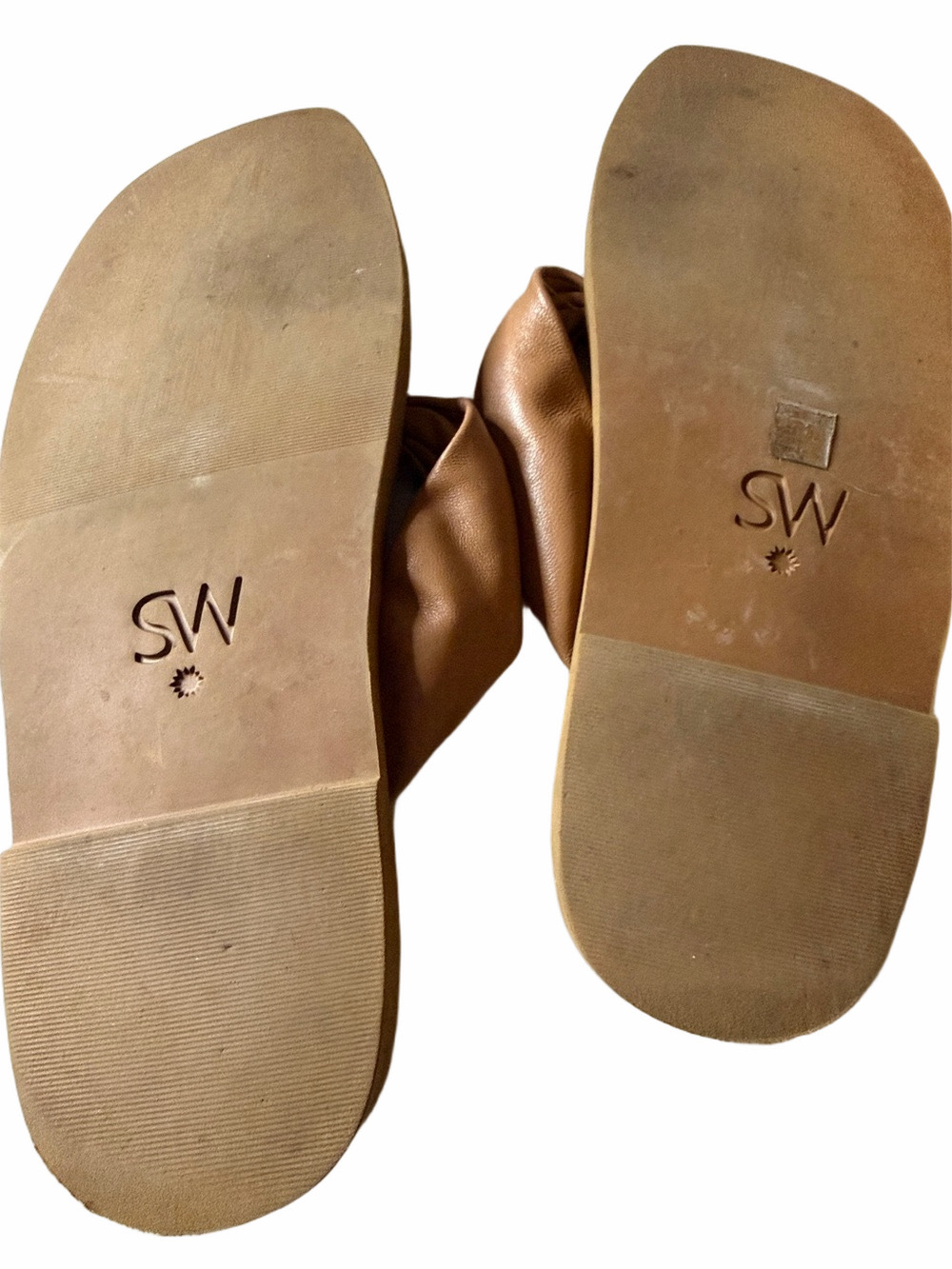 Stuart Weitzman Cassie Women's Tan Leather Sandals | EUC | Sz 10 - Picture 5 of 5